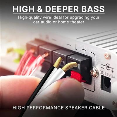 FEDUS 14 Gauge/AWG Speaker Wire 1.5M