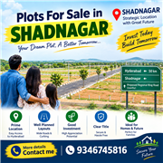 Plots For Sale in Shadnagar