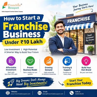 How to Start a Franchise Business Under ₹10 Lakh