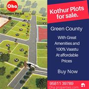 Best open plots for sale in kothur.