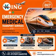 King Train Ambulance in Guwahati- emergency repatriation on time