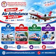 Panchmukhi Affordable Air Ambulance in Thiruvananthapuram- Hassle Free Long