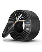 FEDUS Cat6 SFTP 24AWG Pure Copper Twisted Pair Armored Cable Roll 200M