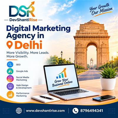 Digital Marketing Agency in Delhi | Grow Your Business with DevShantiRise