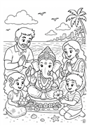 Celebrate Ganeshotsav Colouring Book