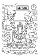Celebrate Ganeshotsav Colouring Book