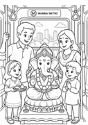 Celebrate Ganeshotsav Colouring Book