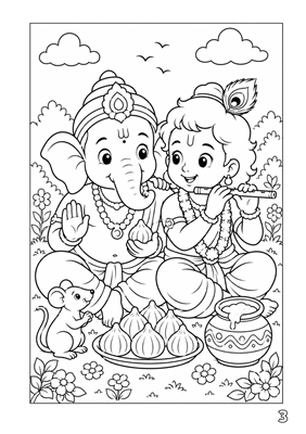 Celebrate Ganeshotsav Colouring Book