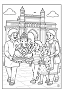 Celebrate Ganeshotsav Colouring Book