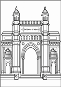 Celebrate Mumbai Colouring Book | 15 A4 Sheets | Themed Images