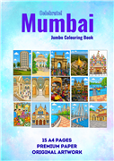 Celebrate Mumbai Colouring Book | 15 A4 Sheets | Themed Images