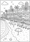 Celebrate Mumbai Colouring Book | 15 A4 Sheets | Themed Images