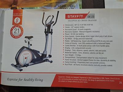 STAYFIT DE-23 Elliptical Cross Trainer