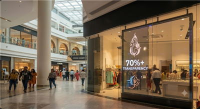 Transparent LED Screen Solutions in India | Saipur