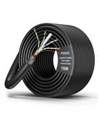 FEDUS Cat6 SFTP 24AWG Pure Copper Twisted Pair Armored Cable Roll 150M
