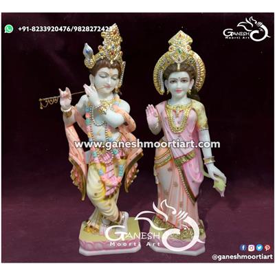 Explore Unique Radha Krishna Marble Murti Collections