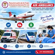 Panchmukhi Air Ambulance Cost from Guwahati- booking provided immediately