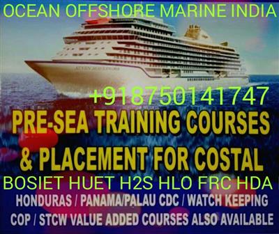 FRC HLO HDA BOSIET Catering courses  Rating Courses  Passenger Ship Training