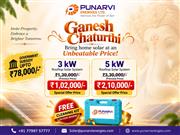 Ganesh Chaturthi Solar Offer – 3 kW & 5 kW Rooftop Solar