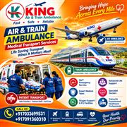 King Train Ambulance in Jamshedpur- for Patients Requiring Specialized Treatment