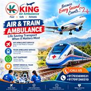 King ICU Train Ambulance in Nagpur- 24/7 transfer support for Patients