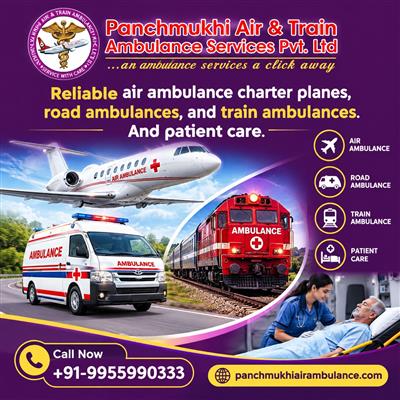 Panchmukhi Hi Tech Air Ambulance from Bangalore- dependable relocation service