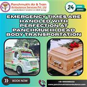 Proper supervision is provided for booking Panchmukhi Dead Body Transportation