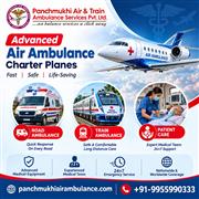 Panchmukhi Emergency Air Ambulance in Chennai- receive definitive transfer