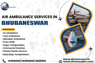 Air Ambulance Services in Bhubaneswar – Planned Medical Transfers With Professio