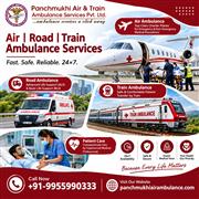 Panchmukhi ICU Air Ambulance in Delhi -hospital like environment for critical