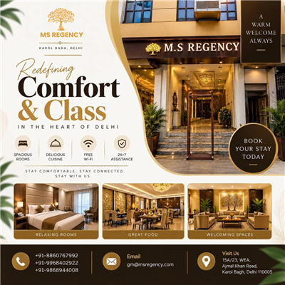 Comfortable Hotel Near Karol Bagh Metro