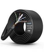 FEDUS Cat6 SFTP 24AWG Pure Copper Armored Cable Roll 50M