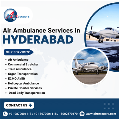 Air Ambulance Services in Hyderabad for Timely Patient Transfers
