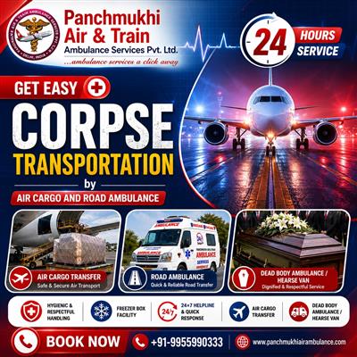 Panchmukhi Corpse Transfer in Ranchi- unwanted delays are avoided during booking