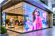 Transparent LED Screen for Modern Glass Spaces