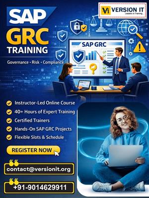 Master SAP GRC Security at Bangalore with Version IT Make an Excelling Career in