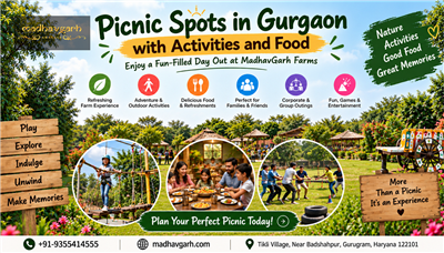 Farmhouse in Gurgaon for a Memorable Picnic