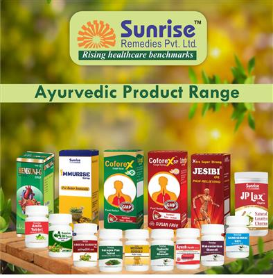 Ayurvedic and Herbal Product Manufacturer Company - Sunrise Remedies