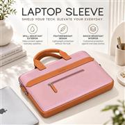 FEDUS Aurum Powder Pink Laptop Bag 13.3 inch