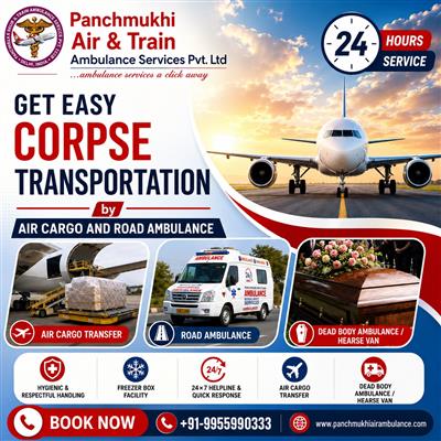 Panchmukhi Body Freezer Mortuary Box Transfer in Hyderabad- easy booking and low