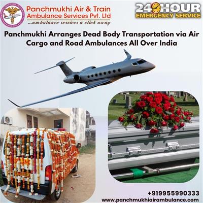 Get affordable and case-specific Panchmukhi Dead Body Transportation in Mumbai