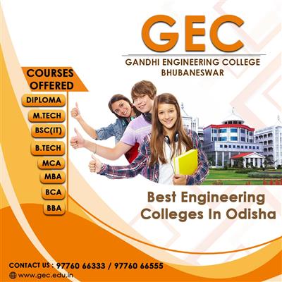 Best MTech Colleges in Odisha – GEC