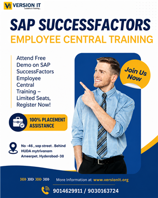 Master SAP SuccessFactors Employee Central in Hyderabad with Version IT – Build