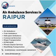 Intercity Air Ambulance from Raipur