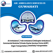 Air Ambulance Services in Guwahati for Critical Patient Transfers