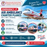 Panchmukhi Air Ambulance in Patna- Bed-to-Bed Patient Transfer