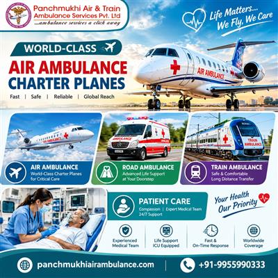 Panchmukhi Air Ambulance Cost from Ranchi- Trusted Medical Transfers at Lower