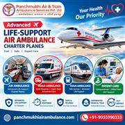 Panchmukhi Air Ambulance Services from Chennai- Long Distance ICU Ambulance