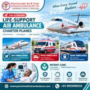 Panchmukhi ICU Air Ambulance from Delhi- safety and comfort is our concern