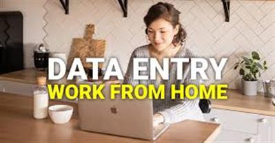 Work from Home: Data Entry Opportunity